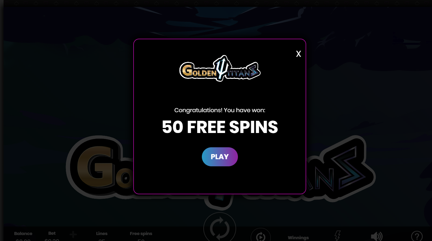 Golden Titans Slot Online | 50 Free Spins